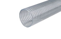 Eco 1&quot; trasparente amichevole - 4&quot; tubo flessibile di TPU con il cavo dell'acciaio inossidabile di rinforzo