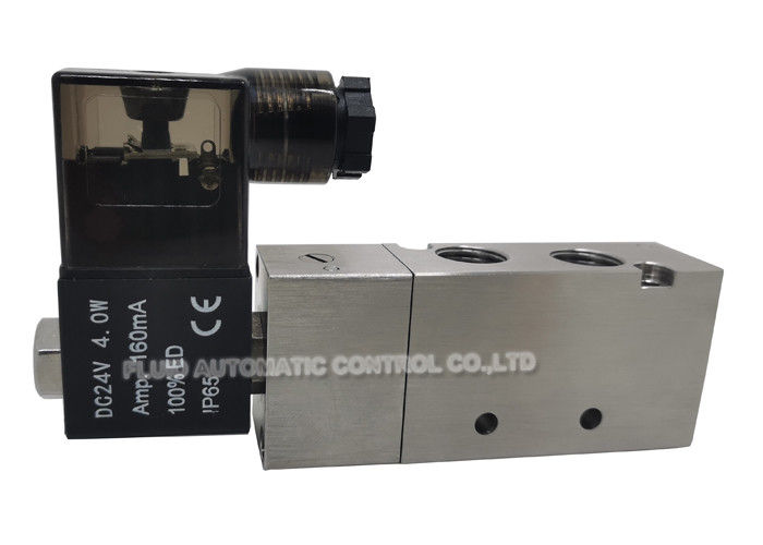 2 acciaio inossidabile di Operated Solenoid Valve 4V210-08 del pilota di modo di posizione 5 per controllo direzionale pneumatico