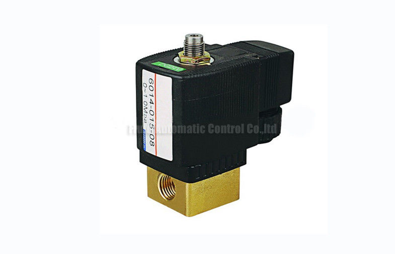 „ valvola di regolazione direzionale funzionante a solenoide miniatura a tre corsie 1.5mm G1/4 per azoto